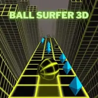 Ball Surfer 3D Unblocked game icon showing rolling ball on 3D track