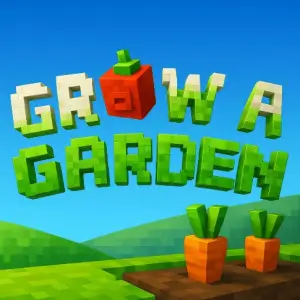 Grow a Garden Unblocked game icon with plants and crops