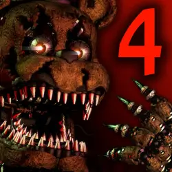 FNAF 4 Unblocked Game Icon featuring Nightmare Freddy