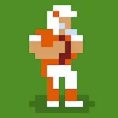 Retro Bowl Unblocked - pixel art football game gameplay on mobile device showing classic arcade style graphics